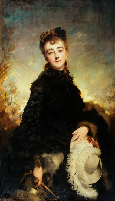 Portrait de femme (1876) by Charles Chaplin